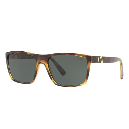 Polo Ralph Lauren Men's Ph4133 Rectangular Sunglasses