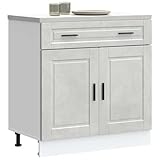 Nombreux Espaces de Rangement: Le meuble bas de cuisine offre un espace de rangement suffisant pour accueillir facilement les bols, les assiettes, les casseroles et divers outils de cuisine. Le rangement par catégorie permet de garder votre cuisine propre et bien rangée.