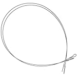 Fil de sécurité revêtu d'acier : convient à divers usages, tels que suspendre des vêtements, des plantes, des suspensions, des outils de sport et plus , corde de sécurité à double boucle