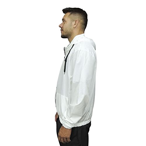 Jaqueta Corta Vento Masculino Liso Forro E Capuz Ajustável Relaxado (as2, alpha, x_l, regular, regul