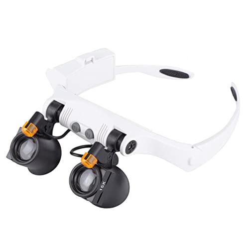 Lente di ingrandimento a fascia per testa, lampada...