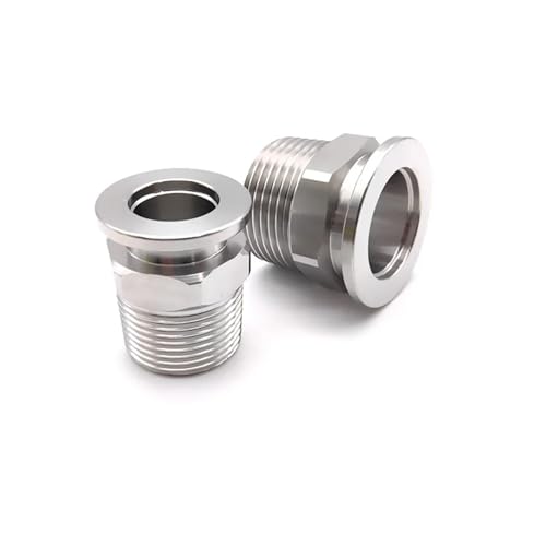 Adaptador de junta hexagonal KF25 de acero inoxidable 304 con rosca externa de 1/2 BSPT 4