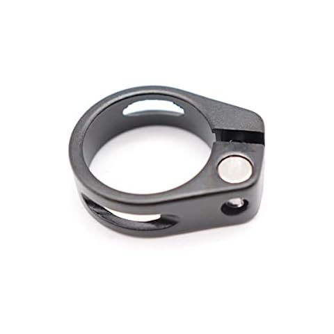 Aluminium bicycle seat clamp screw, 31.8 mm from CarbonEnmy., black Cover