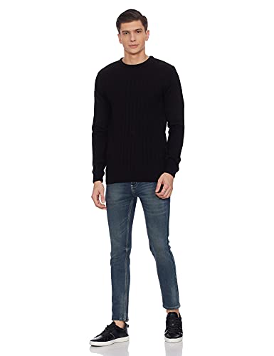 Image of Amazon Brand - Symbol Men's Casual Acrylic Crew Neck Sweater (Available in Plus Sizes)