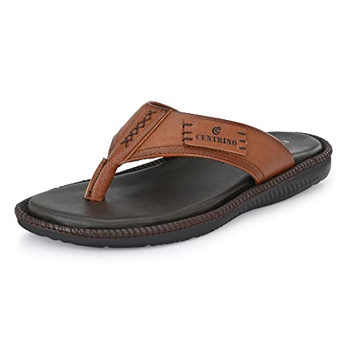 Image of Centrino Men's Flip-Flop Slippers | Luxurious Comfort for Every Step | Slip-On Ease, Stylish Design | Perfect for Beach Days, Poolside Lounging, and Casual Wear (8201)