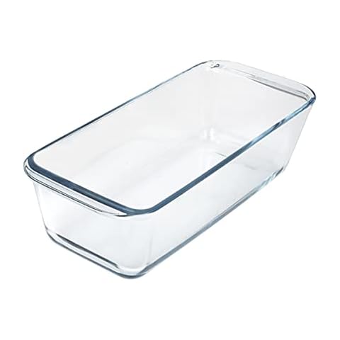 Glass Oven Dish Rectangular Roaster Bread Baking Tray 28.5 * 12 cm Cover