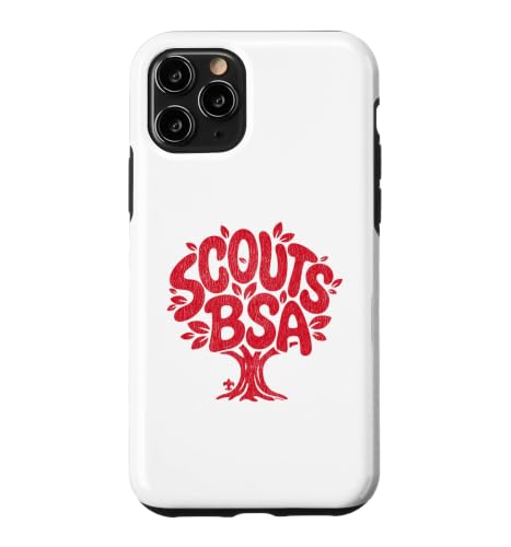 Scouts BSA Tree Art Outdoors Nature Distressed Graphic �X�}�z�P�[�X iPhone 11 Pro �p