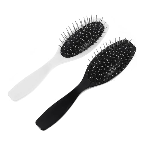 MERRYHAPY 2個 メンズ ヘアスタイリング コーム ブラシセット ヘアサロン用ブラシ 男性用 女性用 ヘアブラシ 優しい頭皮 用コーム ヘアケア用