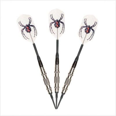 Silver Widow Soft Tip Tungsten Darts Knurled Barrel 16 Gram
