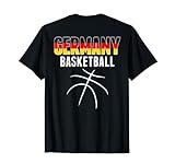 Deutschland Basketball Fans Trikot - Deutsche Flagge Sport Liebhaber T-Shirt