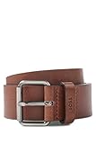 BOSS Herren Serge-GS Sz40 Gürtel aus italienischem Leder mit Metalldetail Dunkelbraun 115