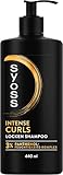 Syoss Shampoo Intense Curls Locken Shampoo (440 ml), Haarshampoo für gewelltes und lockiges Haar, Formel mit 3% Panthenol-Feuchtigkeits-Komplex sorgt für langanhaltende Feuchtigkeit