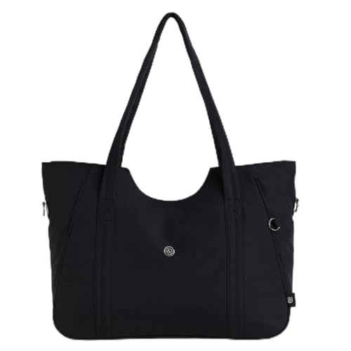Bolsa Feminina Sacola Grande Preta Espaçosa e Versátil (Preto)