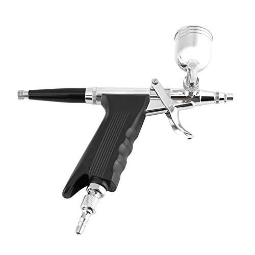 Multi Purpose 2 Cups Side Feed Spray Gun Trigger Airbrush For Art Painting Model 166