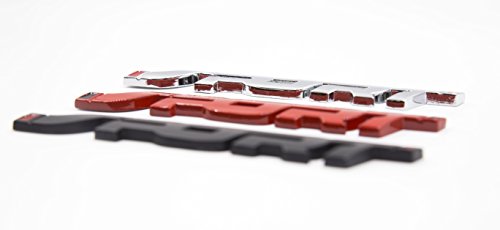 Lightkorea 2Pcs 3D Sport Metal Point Emblem Side Fender Trunk Emblem Vehicle Car Motorcycle Badge Decals (Matte Black) #TOP3