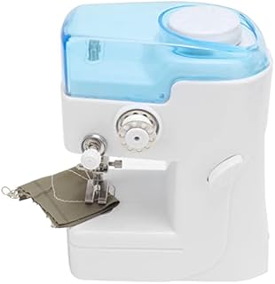 CHICIRIS Mini Sewing Machine, Small Kids Sewing Machine Portable Electric Sew Machine Stitching Machine Kit for Children Beginners, 5.1 X 3.1 X 6.2