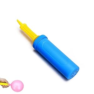 Rnitle Pumpe für Ballons,Party Ballonpumpen,Handpumpe,Luftballonpumpe,Handpumpe für Luftballon für Hochzeit,Geburtstag Party Dekorationen,Ballon Bogen,Ballongirlande(Blau)