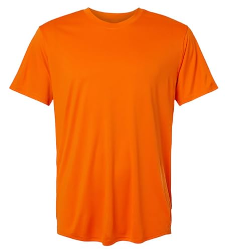 Joe's USA Men's Athletic All Sport Training T-Shirt ,Neon Orange ,X-Small