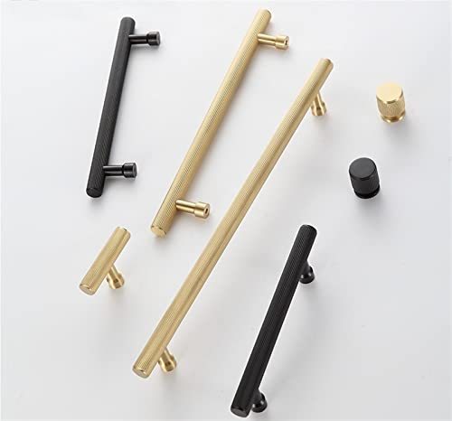 ELTOX Tiradores for muebles, tiradores modernos for armario, armario, cajón, caja de zapatos, pomos, 1 Uds. (Color : Noir)