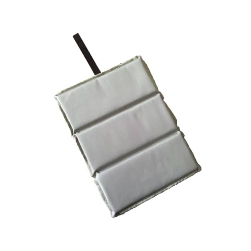 YACOTOERI アウトドア用三つ折りクッション 極厚 2.0cm キャンプ座布団 アウトドア 超軽量 キャンプ スポーツ観戦 釣りをする 公園 一人用 (ライトグリーン)