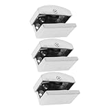 Lurrose 3 Stück Teiliges Duschschiebetür Bodenführung Ersatzteile für Duschschiebetüren Langlebige und Geräuschreduzierend für Sanfte Türbewegungen und Erhöhte Stabilität