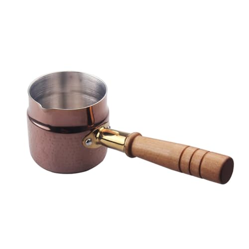 PRETYZOOM 1pc Melting Pot with Handle for Chocolate Butter and Cheese Cooking Bowl for Sauces and Desserts for Indirect Heating and Easy Melting