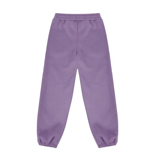 Fleece Sweatpants Teen Boys Warm Casual Workout Active Joggers Elastic Waist Baggy Wide Leg Sweat Pants for Fall Winter3