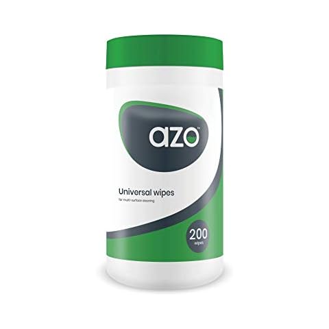 AZO Max Alcohol Free Hard Surface Wipes, 200 pcs Cover