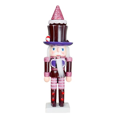 4pcs 13cm Wooden Nutcracker Soldier Christmas Nutcracker Figures Ornaments,Nutcracker Christmas Decorations,Nutcrackers Gifts Nutcracker Soldier Puppet Doll for Tree Tradition Xmas Gift Indoor Decor