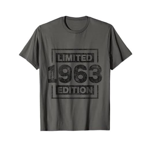 61 Cumpleaños Hombres 61 Años Retro Mujeres Nacidos en 1963 Camiseta
