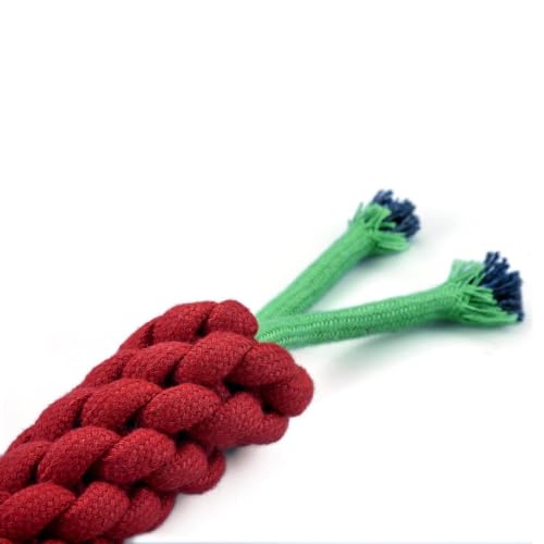 Image of Dog Rope Toys Set of 5 - Tough Chew Toys for Aggressive Chewers & Large Breeds | Heavy Duty Indestructible Cotton Dental Knot Toys | Puppy Teething Tug Toy Kit | Multicolor