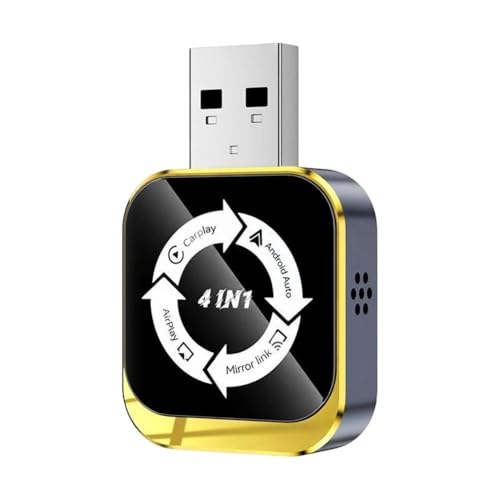 CarPlay inalámbrico y Airplay con este dongle USB 4 en 1 para tu ruta diaria