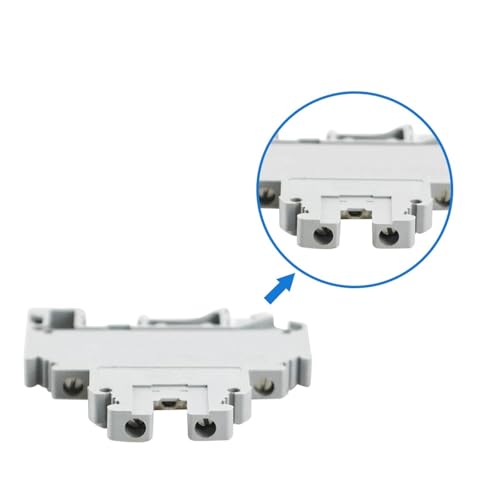 Bloque de terminales carril Din UKK3-PV: conectores de doble nivel con tornillo para cable 5