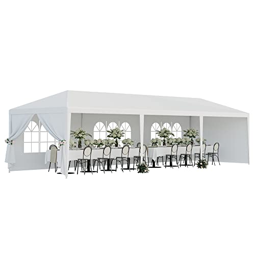 Homgarden 10'X30' Outdoor Canopy Tent Patio Camping Gazebo Shelter Pavilion Cater Party Wedding Bbq Events Tent W/Removable Sidewalls thumb #7