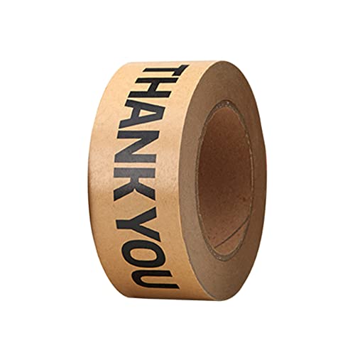 Hemoton 1 Rolo De Embalagem Fita De Papel Kraft Fita Adesiva Colorida Fita De Fita Marrom Resistente