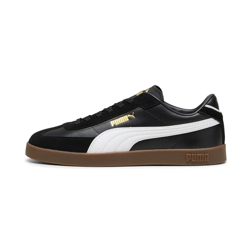 PUMA Club II Era, Sneaker Unisex Adulto, Black White Gold, 42 EU