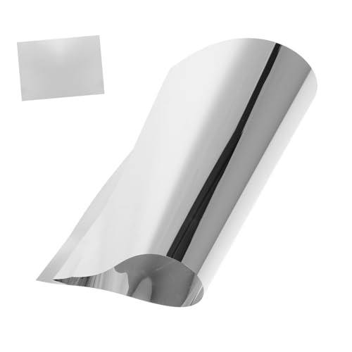 BESPORTBLE Sheet Flexible Adhesive Mirror Sheet High Clarity Plastic for DIY Crafts Safe for Nursery Decor Thickness Gym Ceiling Mirror Use