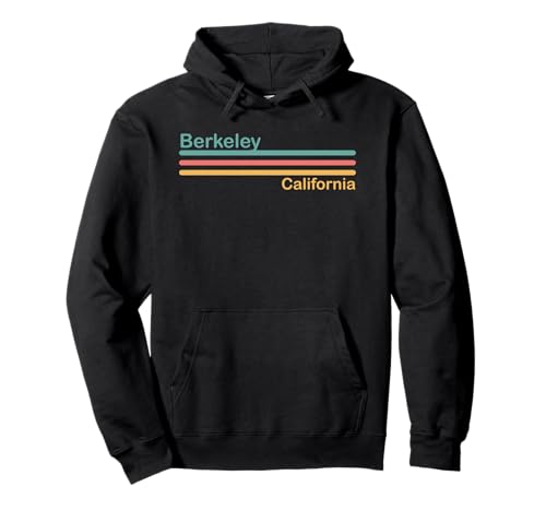 Retro Berkeley California Sudadera con Capucha