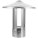 Gatuida Edelstahl Schornstein Regenhaube Wasserdichter Kaminaufsatz Dachentlüftung Kaminabdeckung...