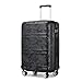 Kono Fashion Hand Luggage Lightweight ABS+PC Hard Shell Trolley Travel Suitcase with TSA Combination Lock and 4 Wheels Cabin Carry-on Suitcases (20", Black/Camouflage)