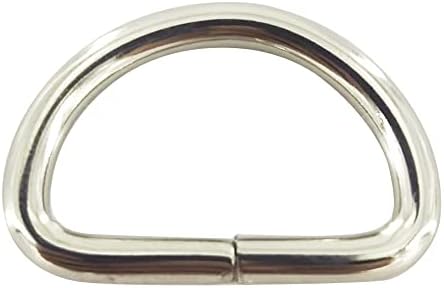 1 inch Non Welded D Rings for Sewing,Silver Metal D Ring for Dog ...