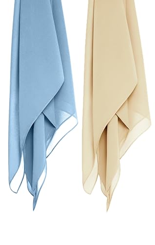 Image of Premium Georgette Hijab for Women, Lightweight and Breathable | 180x70 cm
