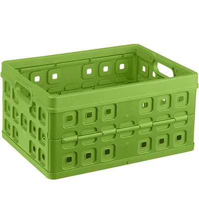 Sunware Scatola Pieghevole Quadrata, Natura-Verde