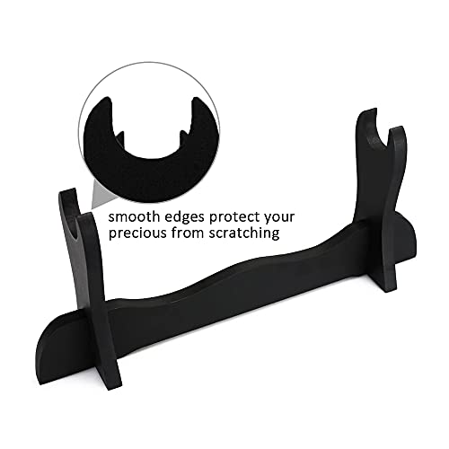 Domary Suporte de exposição horizontal em espada Katana Holder Samurai Espada Hanger Suporte suporte