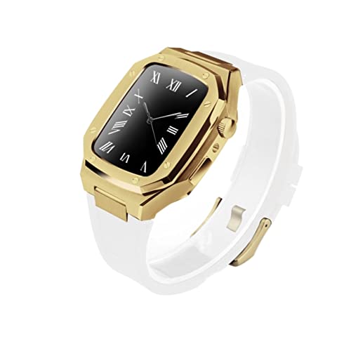 Kit lunette métal Apple Watch 45mm pour transformer votre montre au bureau et en soirée