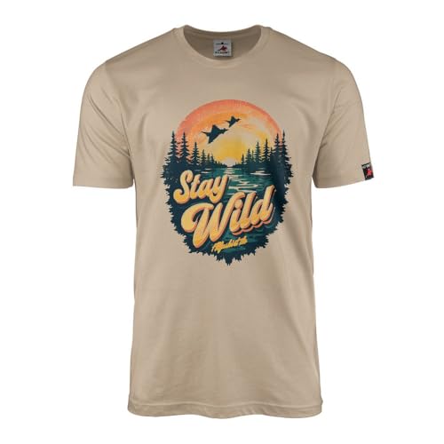 T-shirt de l'armée allemande Stay Wild and Fly vêtement militaire homme