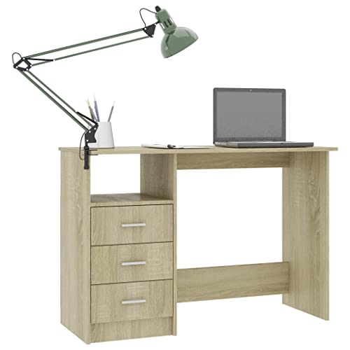 Espace de rangement optimal avec ce bureau chêne Sonoma - 4