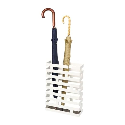 Stylish YAMAZAKI Umbrella Stand in White