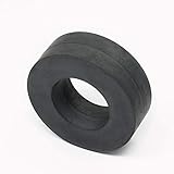 AOMAG® Ferrite Magnet Ring OD60 x ID32 x 10mm 2.4" Large Grade C8 Ceramic Magnets (Pack of 2)