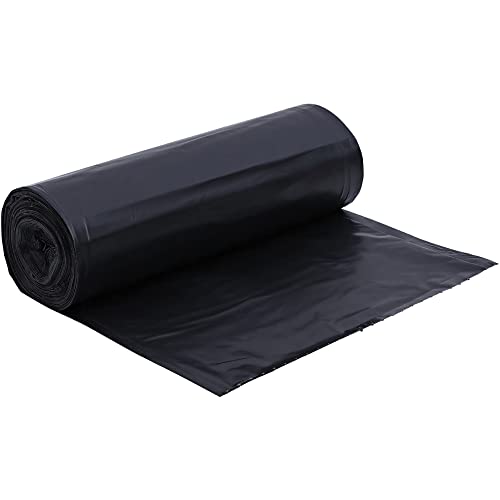 Genuine Joe GJO01535 Heavy Duty Low-Density Puncture Resistant Can Liner, 60 gallon Capacity, 56" Length x 39" Width x 1.50 mil Thickness, Black (Box of 50) - Thumbnail 2